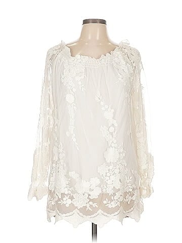 Marled by Reunited 3/4 Sleeve Blouse (view 1)