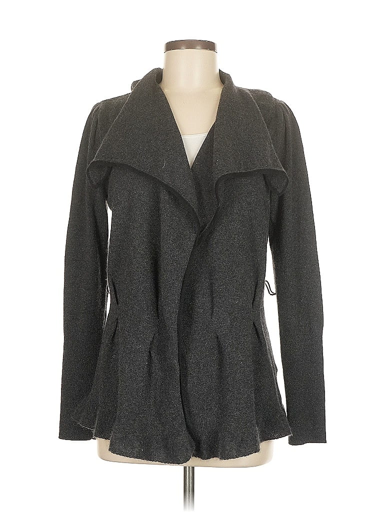 C by Bloomingdales 100% Cashmere Gray Cashmere Cardigan Size M - photo 1
