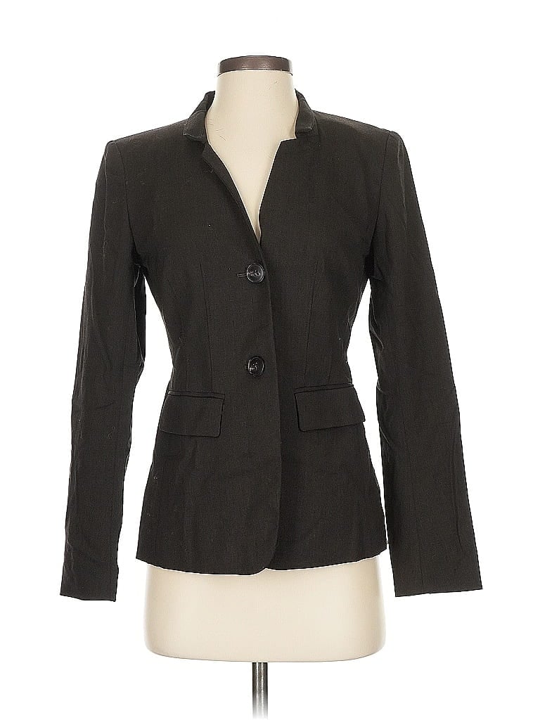 Pre-owned Lafayette 148 Blazer Jacket In Brown