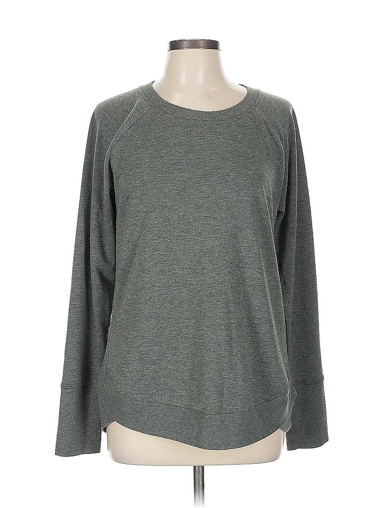 Balance Collection Gray Pullover Sweater Size L - photo 1