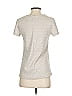 Mango Silver Short Sleeve Top Size XS - photo 2