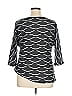 ECI 100% Polyester Black 3/4 Sleeve Blouse Size XL - photo 2