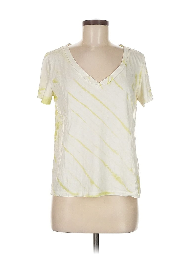 Pre-owned Gap Short Sleeve T-shirt In White