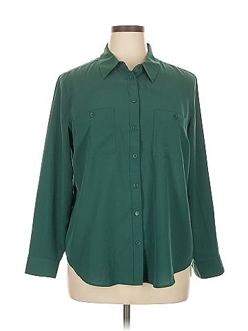 Roz & Ali Long Sleeve Blouse (view 1)