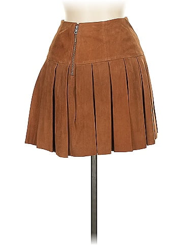 Alice + Olivia Leather Skirt (view 2)