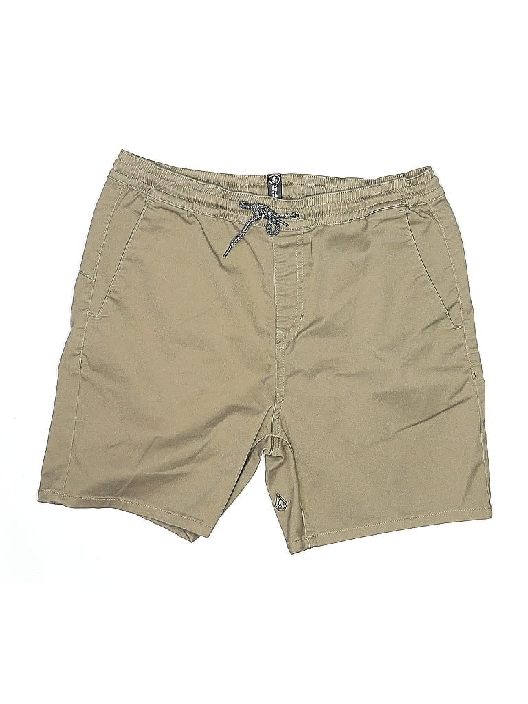 Click to view more detailed imagery on our partner's website Pre-owned Volcom Khaki Shorts In Brown