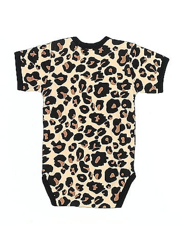 Laughing Giraffe Short Sleeve Onesie (view 2)