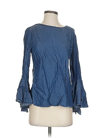 H By Halston Long Sleeve Blouse (view 1)