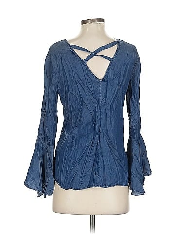 H By Halston Long Sleeve Blouse (view 2)