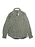 Robert Graham Stripes Silver Black Long Sleeve Button-Down Shirt Size 10 - 12 - photo 1