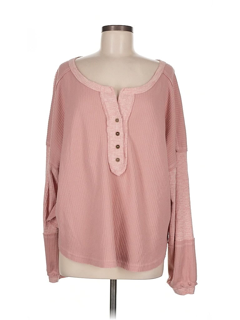 Pol Pink Pullover Sweater Size M - photo 1