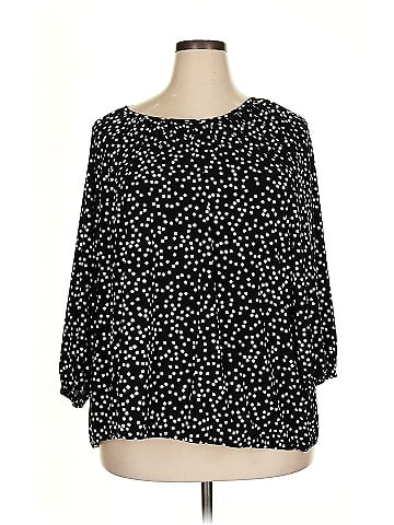 AK Anne Klein 3/4 Sleeve T-Shirt (view 1)