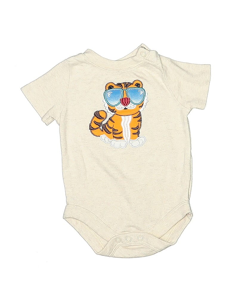 Click to view more detailed imagery on our partner's website Pre-owned Garanimals Babies' Short Sleeve Onesie In Brown