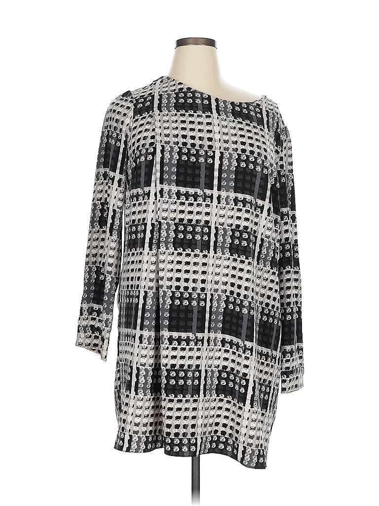 Pre-owned Thakoon For Design Nation Long Sleeve Blouse In Gray