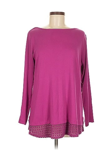 Karen Scott Long Sleeve Blouse (view 1)