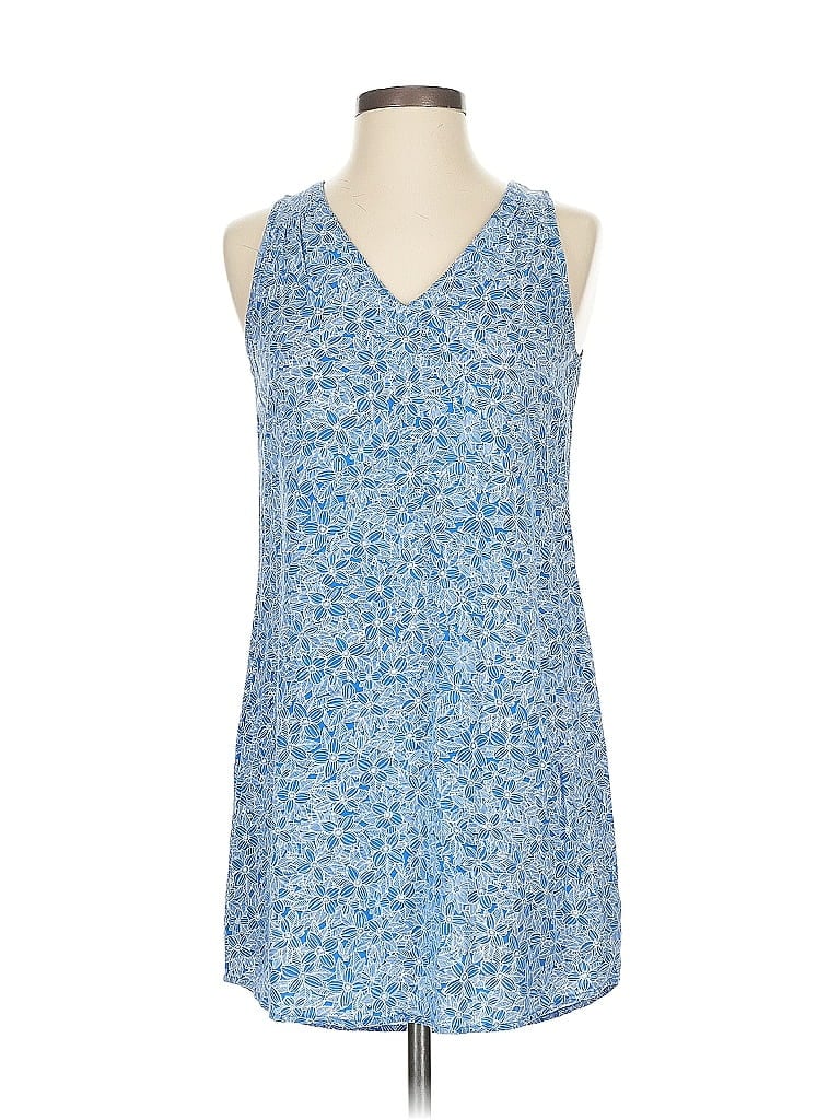 Pre-owned Old Navy Tank Top Blue Halter Neckline Tops