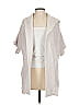 Intermix Gray Tan Cardigan Size S - photo 1