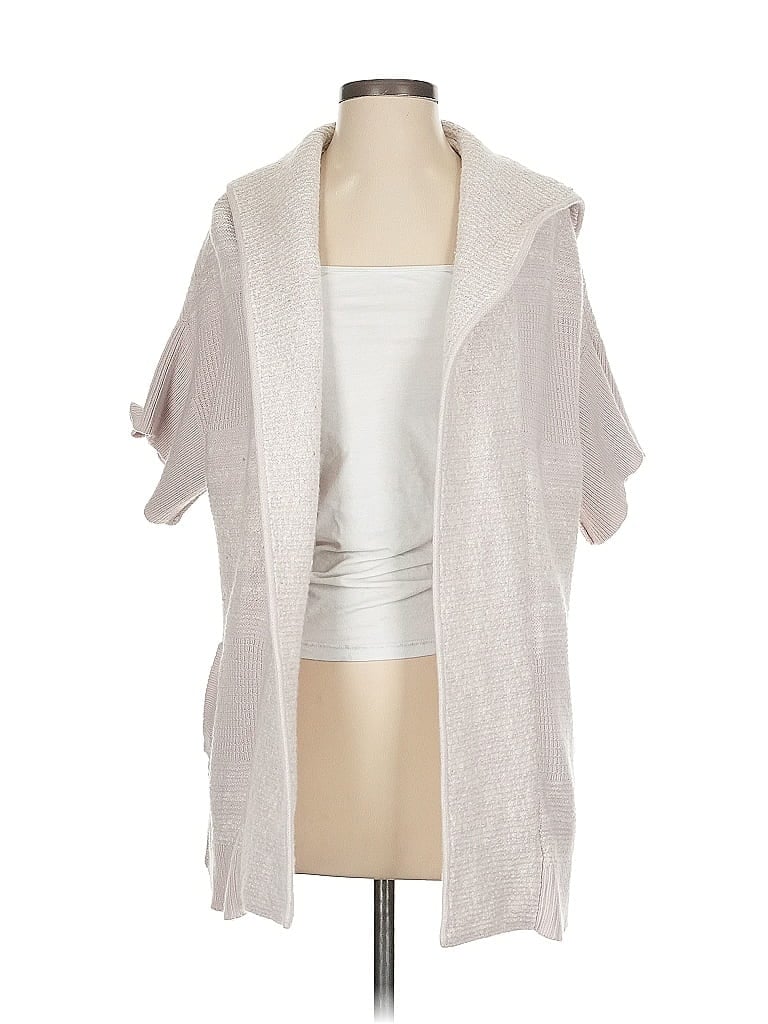 Pre-owned Intermix Cardigan Sweater In Brown