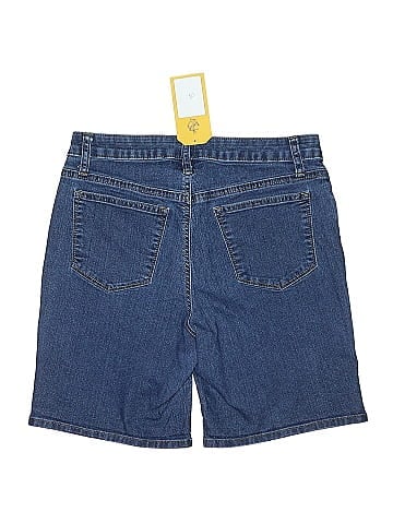 Riders by Lee Blue Mid Rise Denim Lee Riders Shorts (view 2)