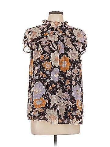 Christian Siriano New York Short Sleeve Blouse (view 1)