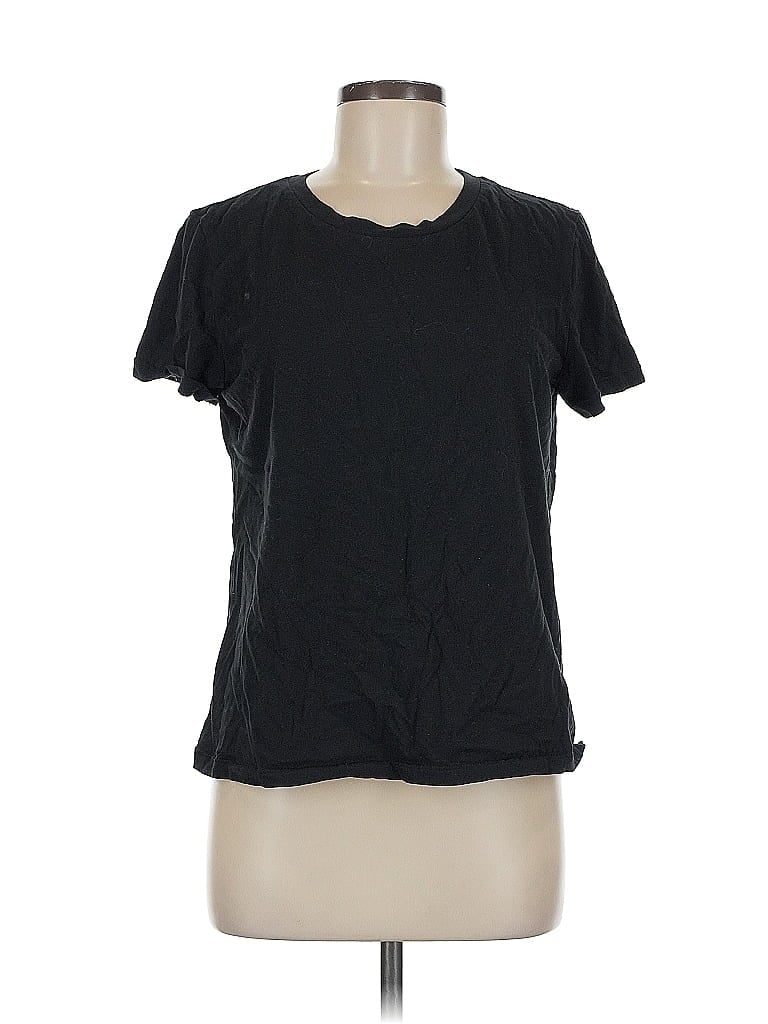 Pre-owned Gap Short Sleeve T-shirt In Black