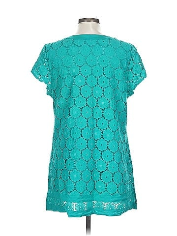 Isaac Mizrahi LIVE! Short Sleeve Blouse (view 2)