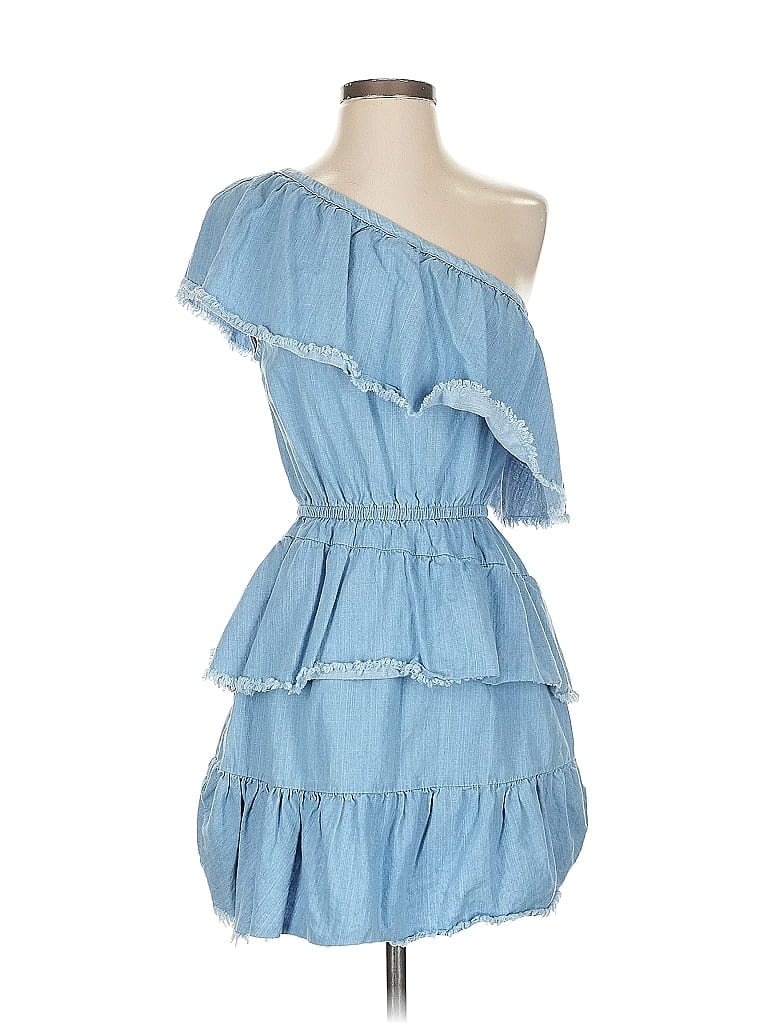 Pre-owned Assorted Brands Cocktail Dress In Blue