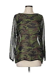 Nili Lotan 3/4 Sleeve Silk Top