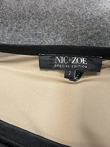 Nic + Zoe Black Formal Skirt Size 2