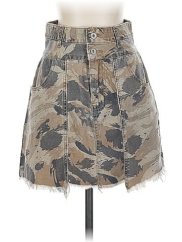 Pol Denim Skirt (view 1)