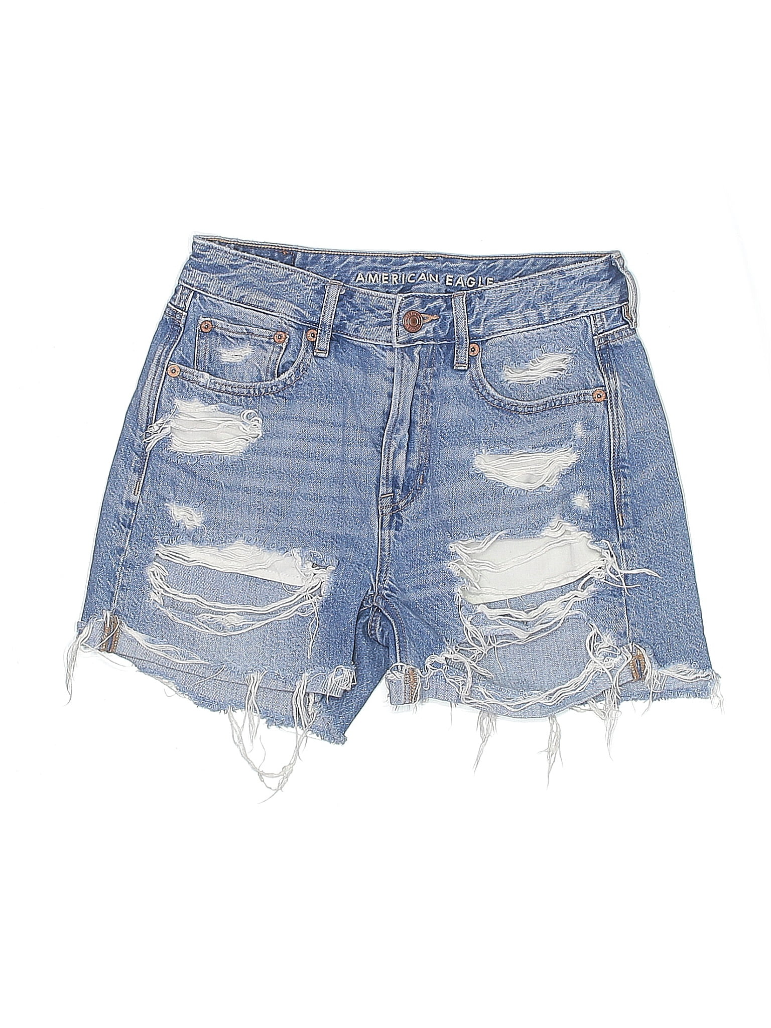 American Eagle Outfitters Blue Denim Shorts Size 00