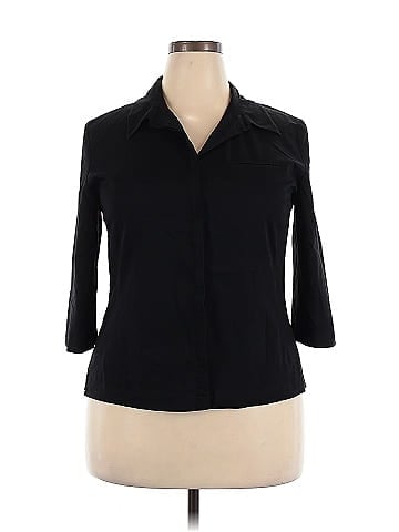 Valerie Stevens 3/4 Sleeve Button-Down Shirt (view 1)