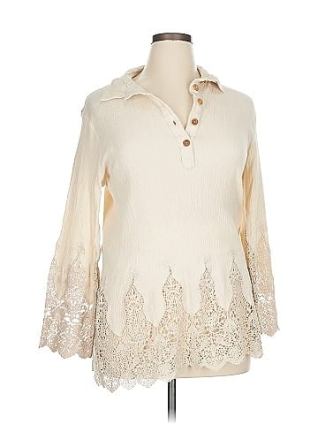 Soft Surroundings 3/4 Sleeve Blouse (view 1)