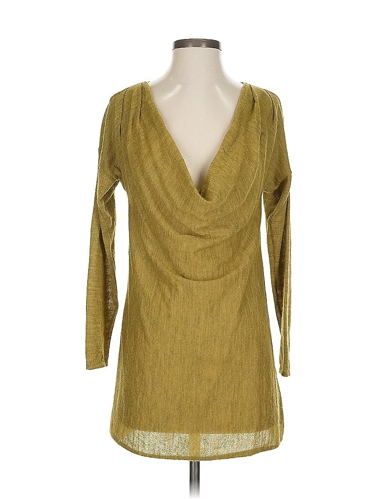 Click to view more detailed imagery on our partner's website Pre-owned Eileen Fisher Casual Dress In Gold