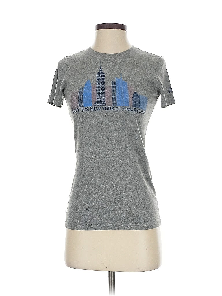 Click to view more detailed imagery on our partner's website Pre-owned New Balance Short Sleeve T-shirt In Gray