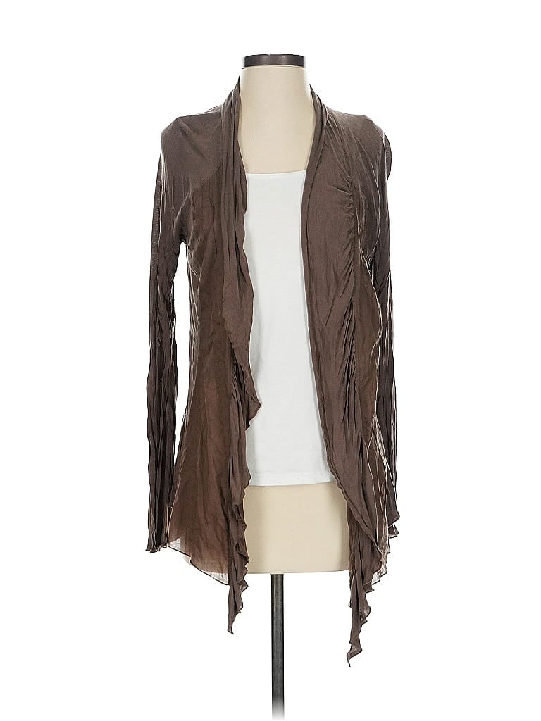 Tiny 100% Cotton Brown Cardigan Size S - photo 1