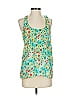 Ambiance Apparel 100% Polyester Green Sleeveless Blouse Size S - photo 1