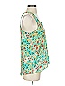 Ambiance Apparel 100% Polyester Green Sleeveless Blouse Size S - photo 5
