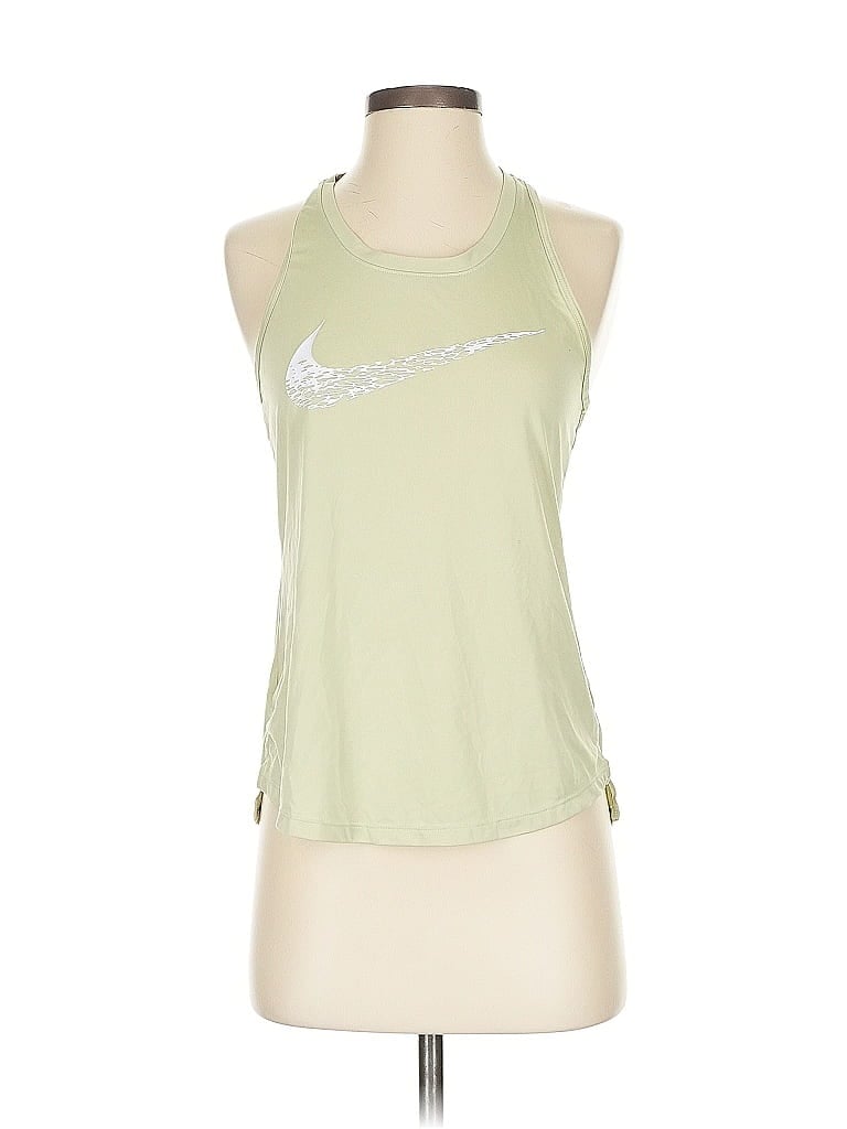Pre-owned Nike Active Tank Top In Green