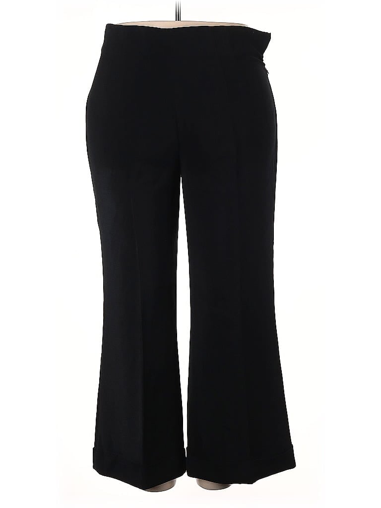 Newport News 100% Polyester Black Casual Pants Size 18 - photo 1