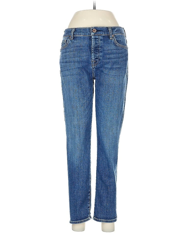 Pre-owned 7 For All Mankind Jeans In Blue