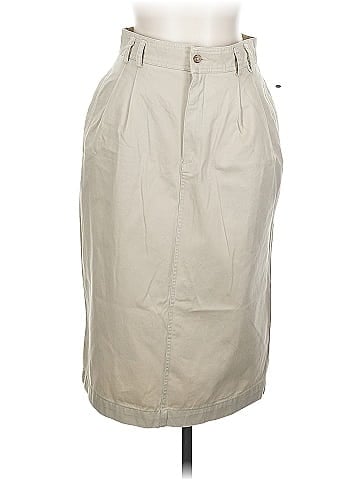 Lizsport Tan Casual Skirt with Belt (view 1)