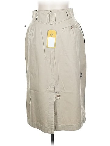 Lizsport Tan Casual Skirt with Belt (view 2)