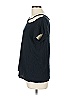 LNA 100% Cotton Black Short Sleeve Top Size L - photo 4