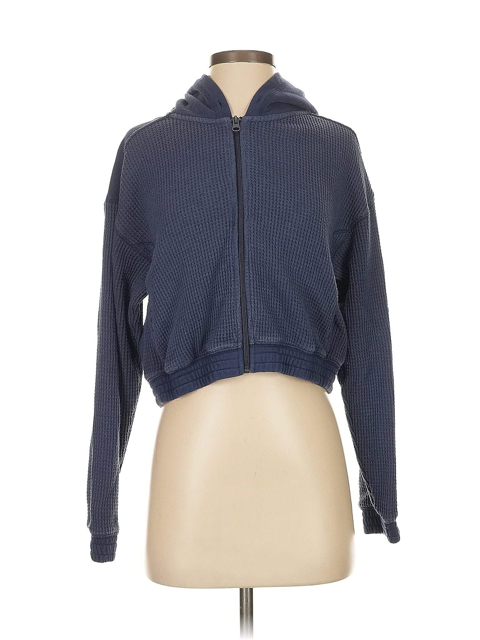 Aerie Blue Zip Up Hoodie Size XS