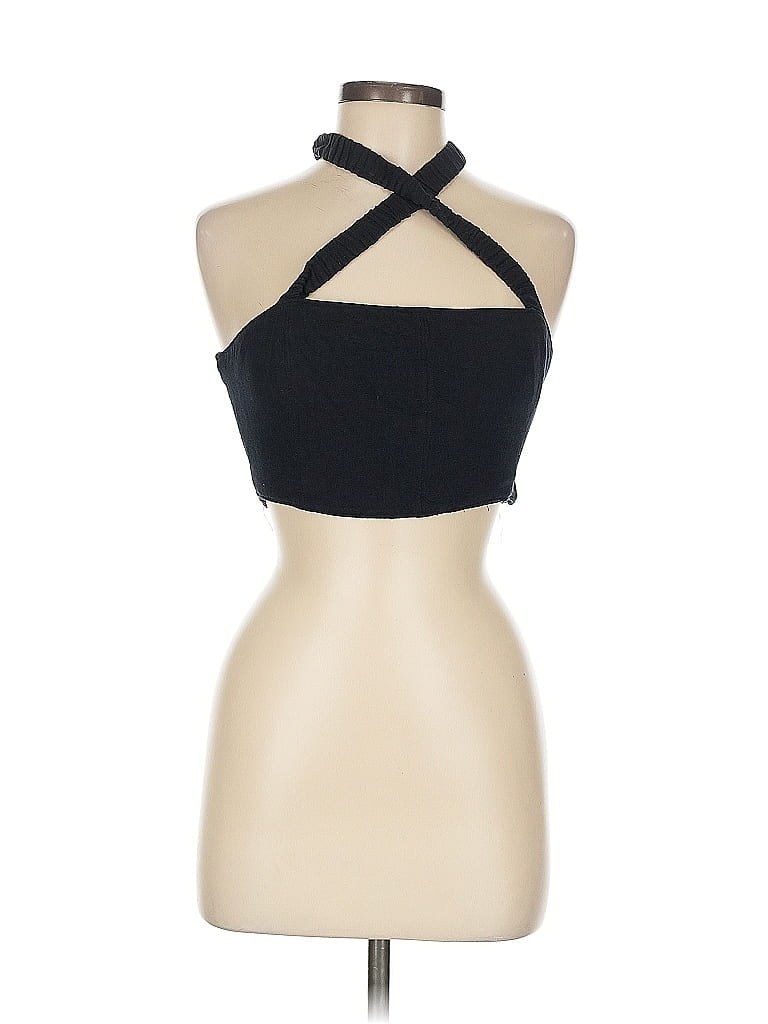 Pre-owned Abercrombie & Fitch Sleeveless Blouse In Blue