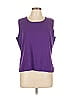 Choices 100% Nylon Purple Sleeveless T-Shirt Size L - photo 1