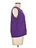 Choices 100% Nylon Purple Sleeveless T-Shirt Size L - photo 3
