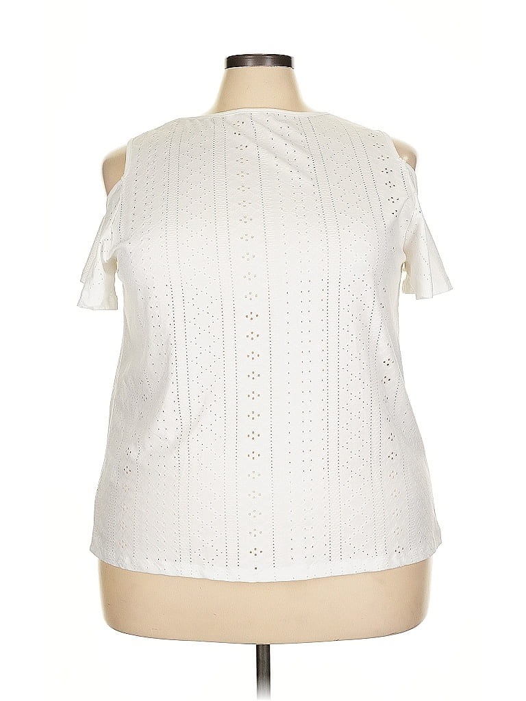 EMERY ROSE Pre-owned Sleeveless Blouse In White