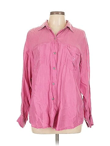 Gloria Vanderbilt Long Sleeve Silk Top (view 1)